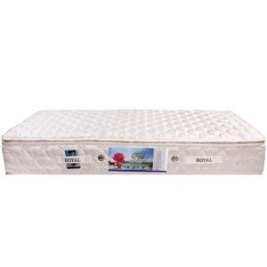 تشک رویال مدل سوپر طبی فنری کلاسیک پددار دونفره سایز 180x200 سانتیمتر