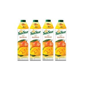 نوشیدنی طبیعی سان استار با طعم انبه 1000 میلی لیتر