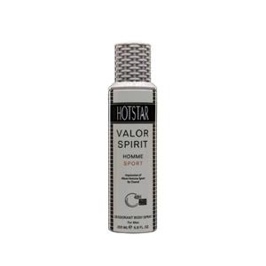 اسپری دئودورانت مردانه هات استار مدل Valor Spirit حجم 200 میلی لیتر