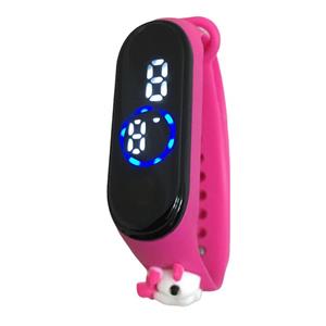 ساعت مچی دیجیتال دخترانه مدل ضد آب سیلیکونی  یونیکورن  کد W  U PER 4