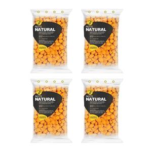 بادام زمینی روکش دار باربیکیو نچرال - 250 گرم بسته 4 عددی