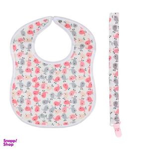 پیش بند نوزادی مدل دلانو کد 02 به همراه بند پستانک