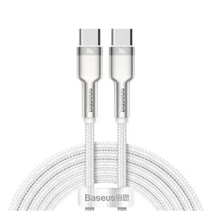 کابل تبدیل USB-C باسئوس مدل Cafule Series Metal Data Cable (100W) طول 1 متر 