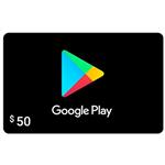 گیفت کارت 50 دلاری گوگل پلی آمریکا