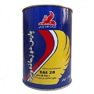 روغن موتور پارس دو زمانه ویژه ظرفیت 0.946 لیتر