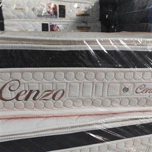 تشک تخت CENZO یک نفره سوپر طبی فنری پددار 3 سانت  10سال ضمانت  90 در 200
