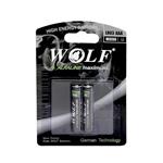 باتری نیم قلم Wolf آلکالاین Maximum مدل LR03 Micro