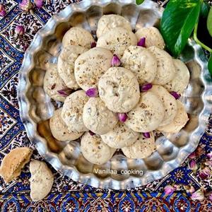 شیرینی گردویی پفکی شیرینی پیچ انگشتی