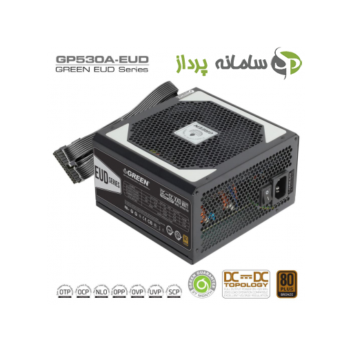 Green GP530A-EUD Semi Modular Computer Power Supply
