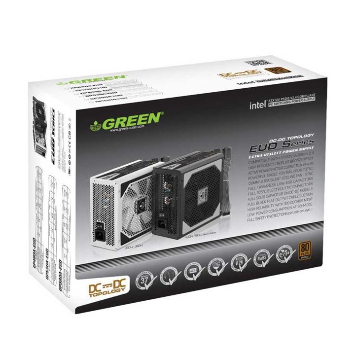 Green GP530A-EUD Semi Modular Computer Power Supply