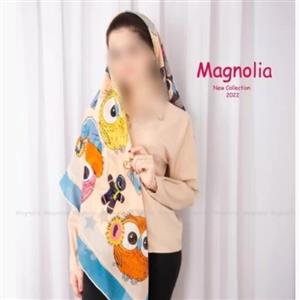 روسری سوپر نخ دخترانه دست دوز لسیار لطیف وسبک قواره 120