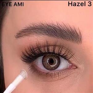 لنز چشم رنگ hazel 3 برند eye ami اصل ساخت کره جنوبی 