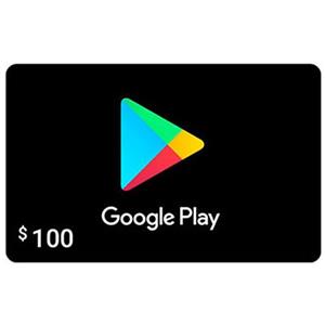 گیفت کارت 100 دلاری گوگل پلی امریکا 