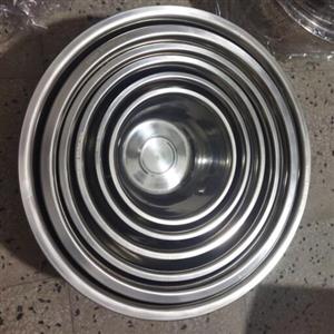 لگن استیل 6پارچه  جنس اصلی