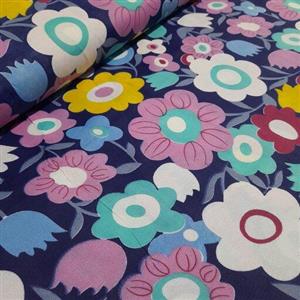 پارچه آستری گل درشت عرض 2 متر