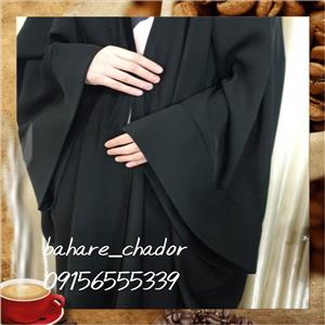 چادر عبا یاسمین (آستین کیمونو) جنس کرپ حریرالاسود کره اصل (مات)