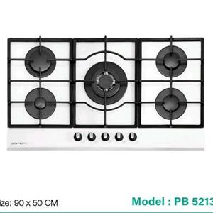 گاز صفحه ای 5213w سفید پرنیان استیل