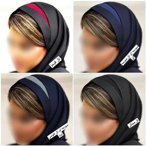 مقنعه تل دار تترون بروجرد مقنعه اداری  مقنعه کارمندی مقنعه دانشجویی  مقنعه دانش آموزی