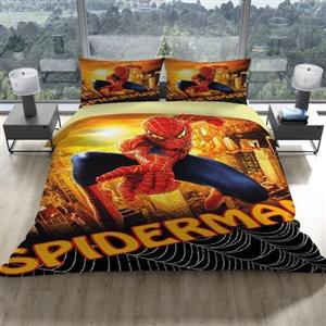 سرویس روتختی مدل مرد عنکبوتی Spiderman یک نفره 5 تکه