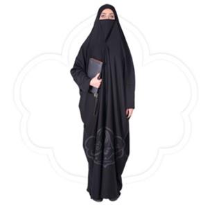 چادر لبنانی کرپ ایرانی VIP شهر حجاب مدل 80315