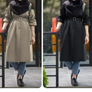مانتو بلند زنانه گلدوزی شده جنس مازراتی مانتو زنانه بلند مازراتی 