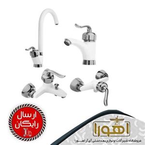 شیرآلات مدل آوا سفید کروم