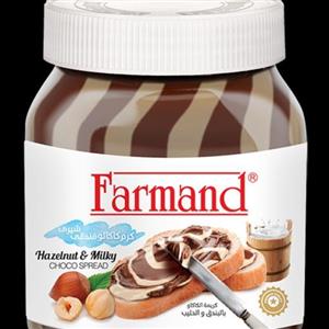 شکلات صبحانه فندقی دو رنگ فرمند