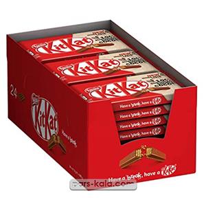 کیت کت 4 انگشتی شکلات kit kat بسته 24 عددی(محصول انگلستان)