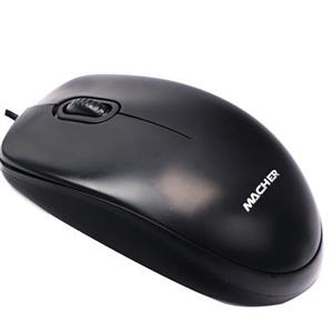 ماوس  باسیم  ساده بزرگ برند مچر مدل MR-181 رنگ مشکی