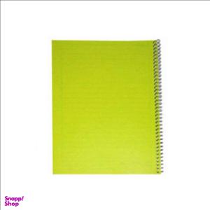 دفتر 100 برگ سیمی ساده سبز فسفری