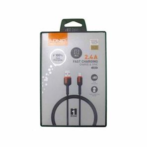 کابل شارژ میکرو یو اس بی  الدینیو مدل LS531 طول 1 متر