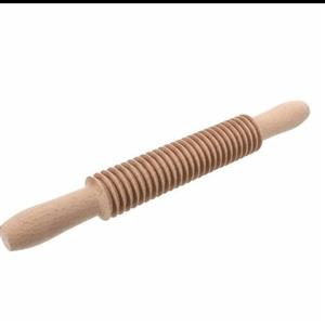 وردنه چوبی شیاردار وخط دارخمیر شیرینی