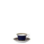 فنجان نعلبکی روزنتال آلمان Rosenthal meets Versace Tasse Ikarus Medusa blue Teetasse 2 tlg  Porzellan