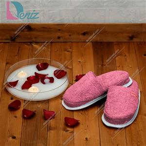دمپایی حوله ای طرح کرالیچ رنگ کالباسی