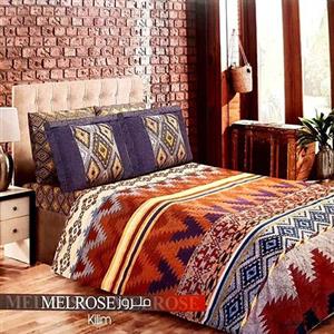 ست کاور لحاف دونفره 4 تکه رانفورس طرح گلیم 180*200