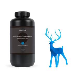 رزین استاندارد پلاس رنگ آبی شفاف کریلیتی Creality LCD Standard Resin Plus