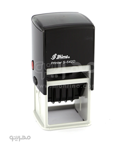 مهر ژلاتینی تاریخ دار مربع Shiny S-542 Dater