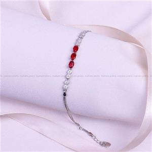دستبند طرح یاقوت سرخ زنانه کد 9396