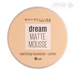 موس میبلین مدل DREAM MATT شماره 21 رنگ NUDE حجم 18 میل