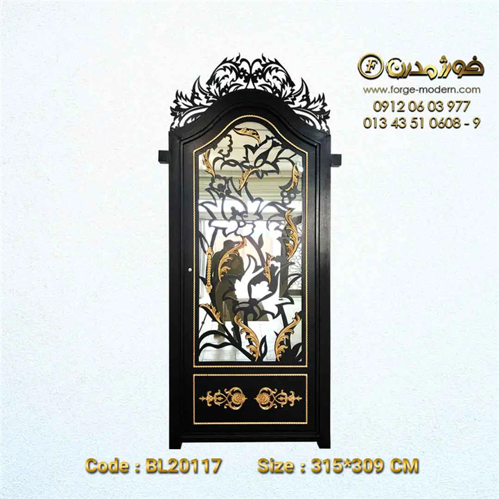 درب فلزی cnc کد BL 10117 F