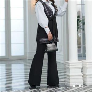 ست سه تیکه ست وست و شومیز و شلوار زنانه / ست سنتی زنانه / وست شلوار / کت شلوار زنانه/ ست سه تیکه مجلسی و شیک عیدانه جدید