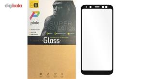محافظ صفحه نمایش شیشه ای پیکسی مدل 5D  مناسب برای گوشی سامسونگ Galaxy A6 Plus 2018 Pixie 5D Full Glue Glass Screen Protector  For Samsung Galaxy A6 Plus  2018