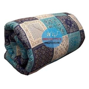 پک لحاف کرسی آریانا کالا  شامل کرسی تاشو 70در70و لحاف کرسی 350در350 چهل تیکه آبی