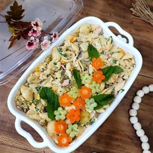 سالاد ماکارونی ظرف دربدار 003