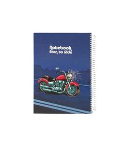 دفتر 100 برگ جلد سخت تک سیم پاپکو کد 6170