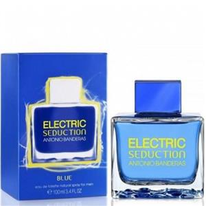 عطر و ادکلن مردانه آنتونیو باندراس الکتریک سداکشن بلو ادوتویلت ANTONIO BANDERAS ELECTRIC SEDUCTION BLUE EDT FOR MEN