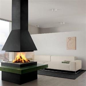 شومینه ایستاده گازی هیزمی  بلو فایر  پائیزان BLUE FIRE