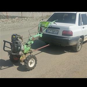 اهرم و شاسی حمل و نقل و تیلر با ماشین های سواری