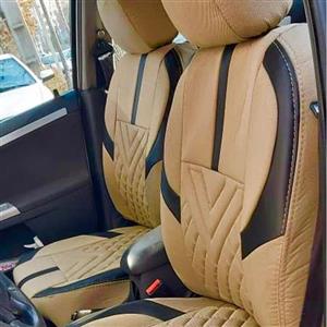 روکش سمند و سورن صندلی جدید پارچه ای قهوه ای