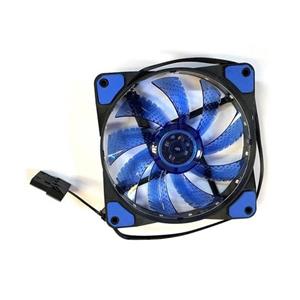 فن کیس 12 در 12 گیمینگ LED دار فن آبی evercool